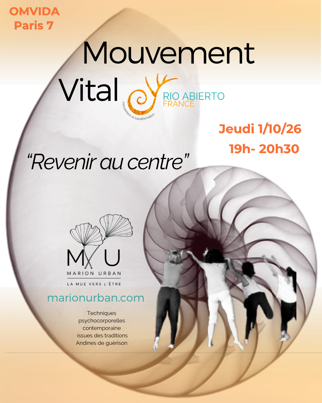 Mouvement Vital Rio Abierto Revenir au Centre - 1er octobre 2026 à Omvida Paris 7